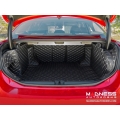 Alfa Romeo Giulia Cargo Area Liner Kit - w/ out Premium Sound - Black w/ White Stitching 